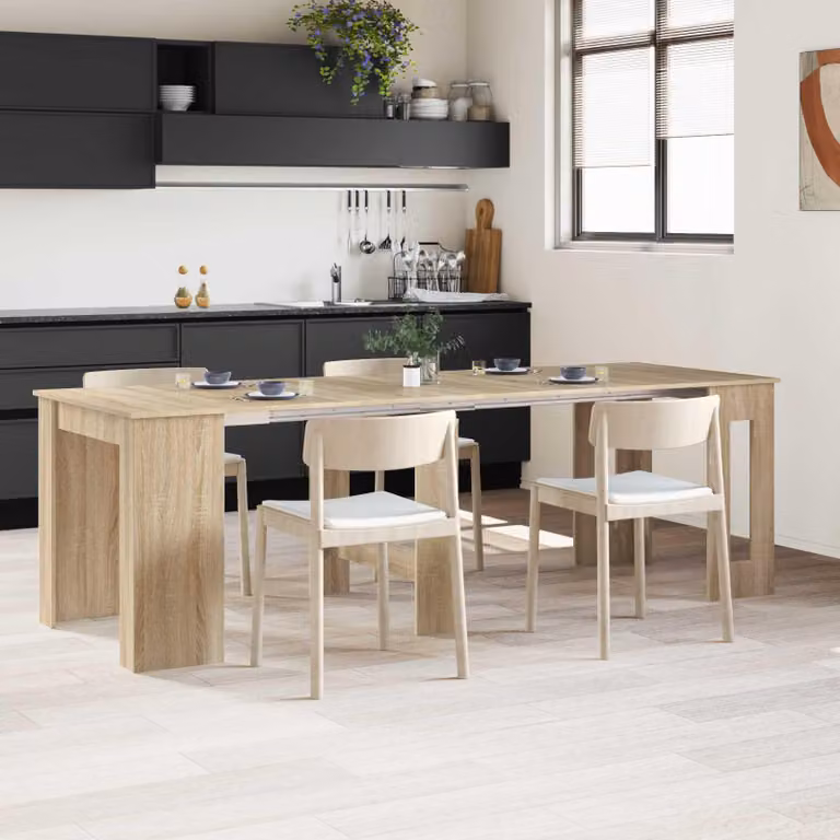 Maison Exclusive - Tavolo da pranzo, dimensioni 240 x 85 x 75 cm, realizzato in materiale composito di legno, finitura Sonoma