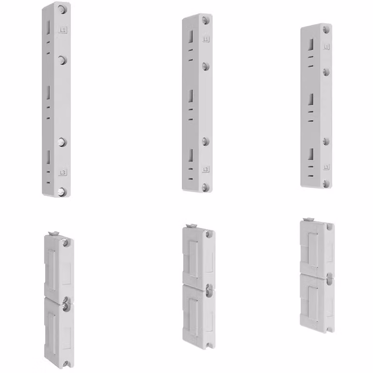 Modulo barra collettrice ABN profonda 3-4FB/3RE 60 mm per CU 12x5 - 30x10 mm, a 5 poli, EBM 70 mm MTS43705