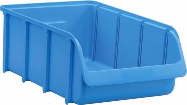 hünersdorff 675300 Sichtlagerkasten Größe 5 19,27 l blau
