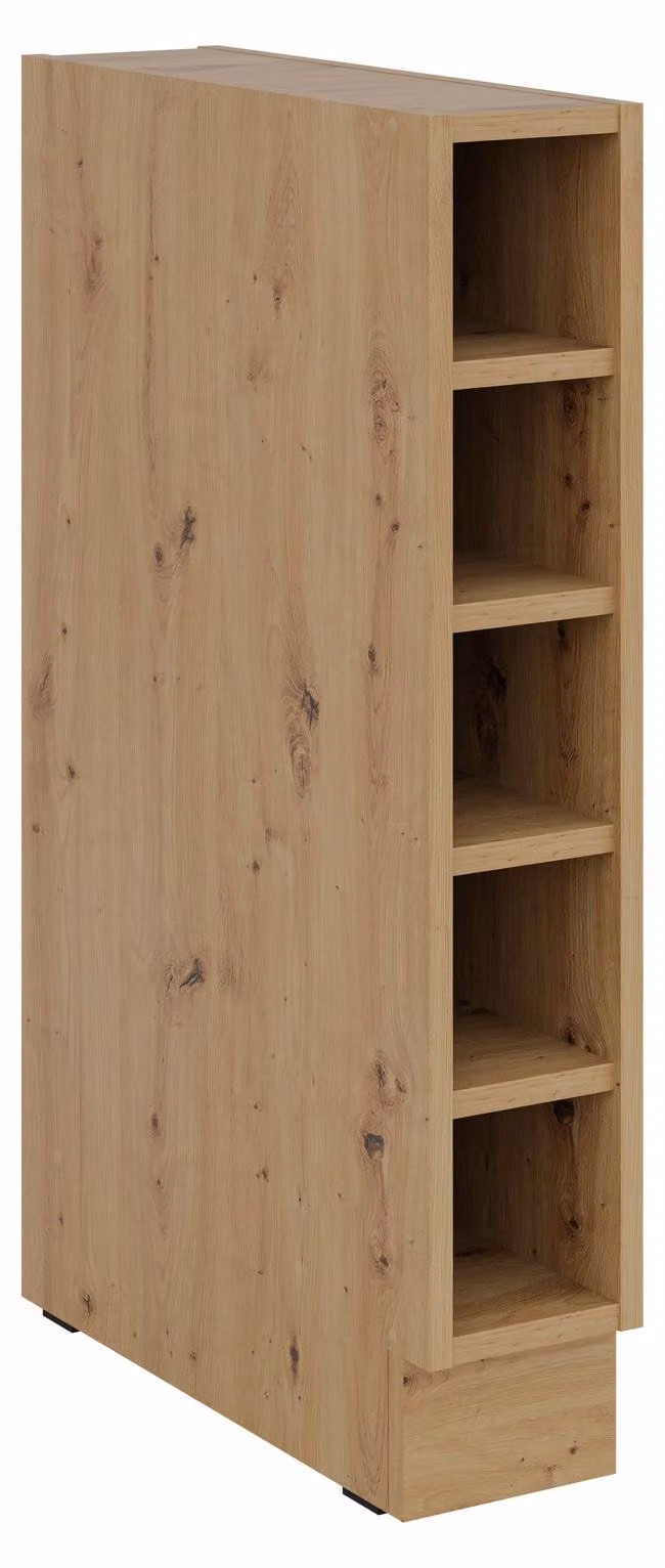 Mobile base con ripiano da 15 cm in rovere Artisan, angolo cottura, blocco cucina, cucina