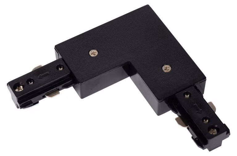 Lucide TRACK connettore a L, lato sinistro, colore nero
