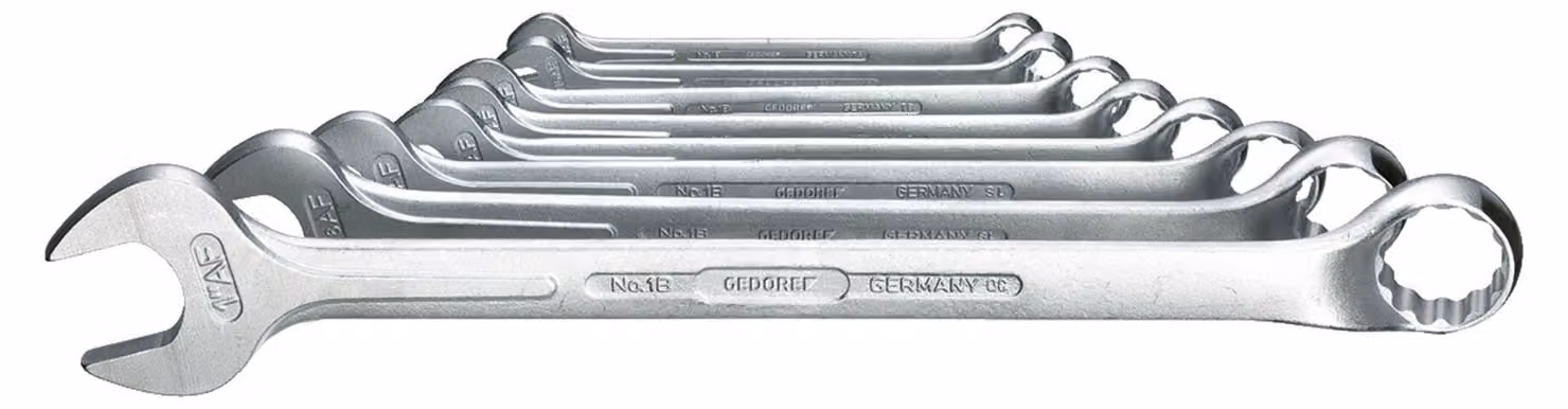 Set di chiavi a bussola DIN 3113B, 8 pezzi, 3/8-1", Gedore | 4010886601334
