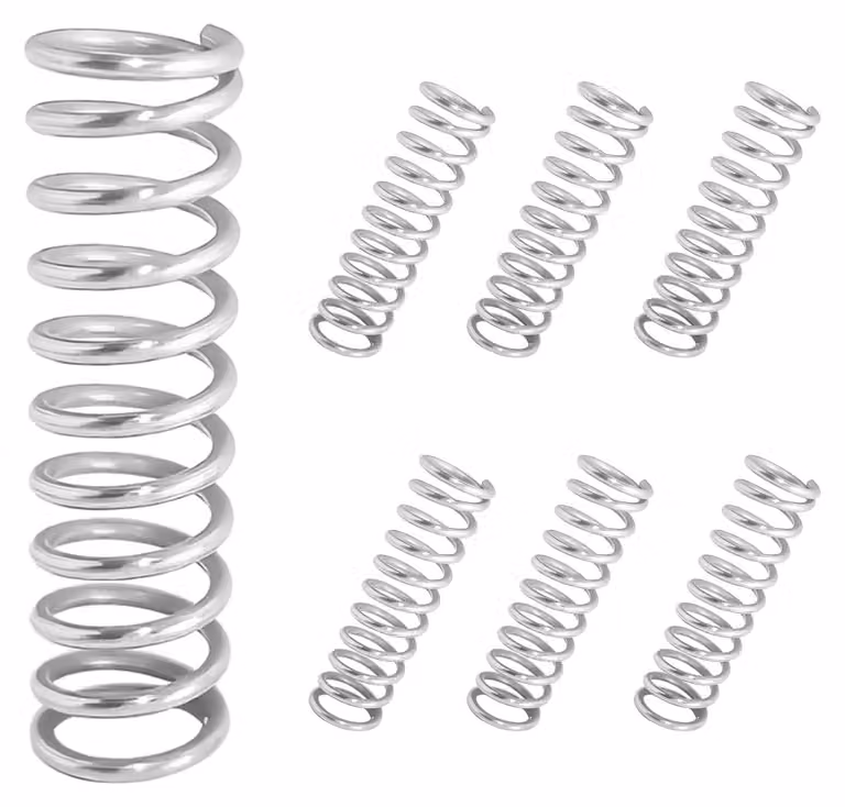 10 piccoli stantuffi a molla in acciaio inossidabile, dimensioni 1x5x40 mm, per ricambi e riparazioni
