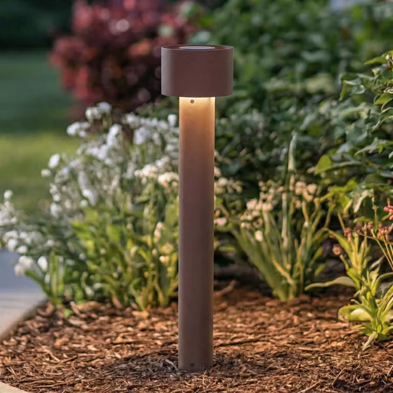 Lampioncino da giardino Milten Arcchio, Marrone / Ruggine, Alluminio, Moderno, Lampada LED da esterni