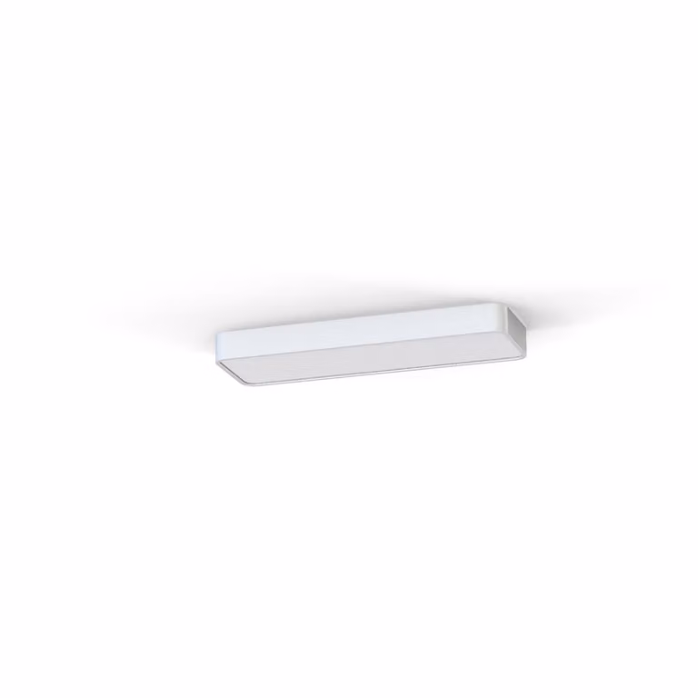 Plafone rettangolare SOFT bianco 2xT8x16W in plastica, dimensioni: 6x20x63 cm, IP20, Nowodvorski Lighting
