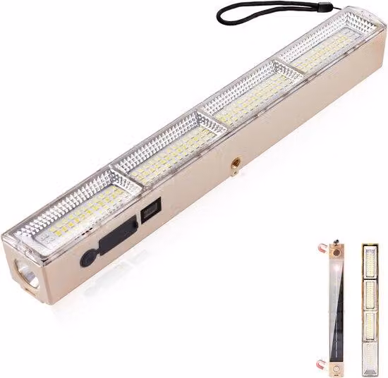 Lampada da campeggio a LED, lampada USB portatile, 4000 mAh, per esterni, garage, lavoro e pesca