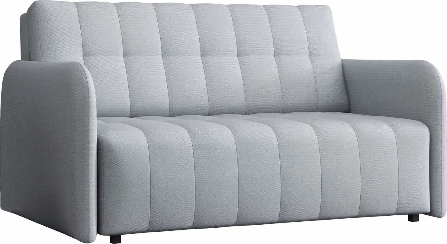 MIRJAN24 Divano letto Viva Grand III, divano imbottito a 3 posti con cuscini inclusi, con contenitore e funzione letto, divano elegante (colore: Paros 5)