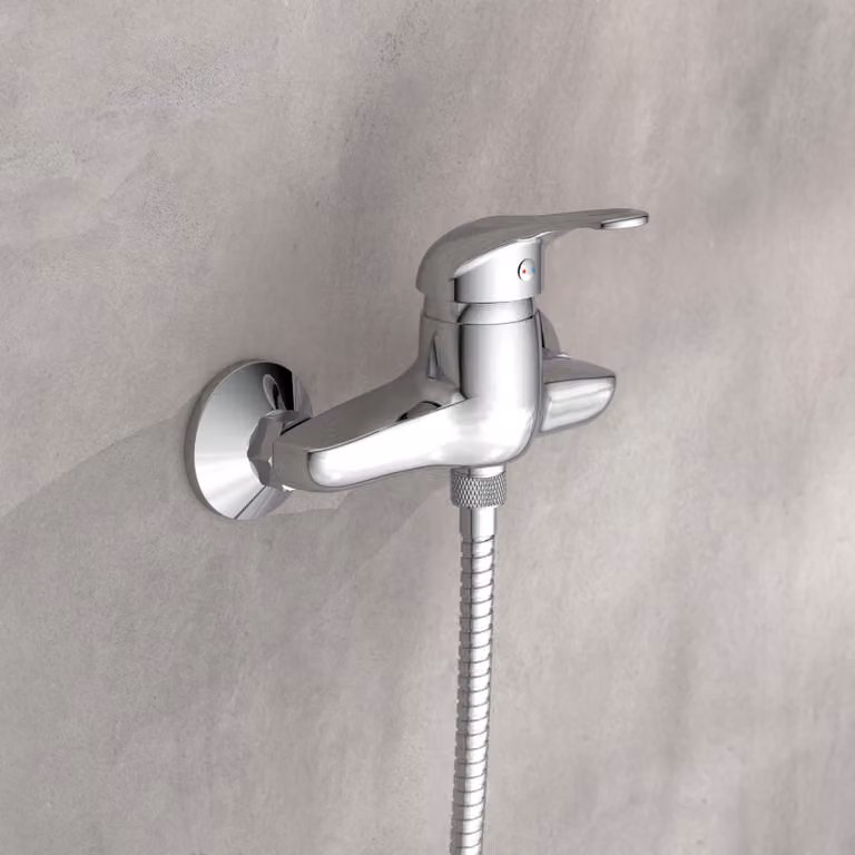 Miscelatore doccia SCHÜTTE CALVINO, rubinetto bagno, miscelatore doccia in cromo