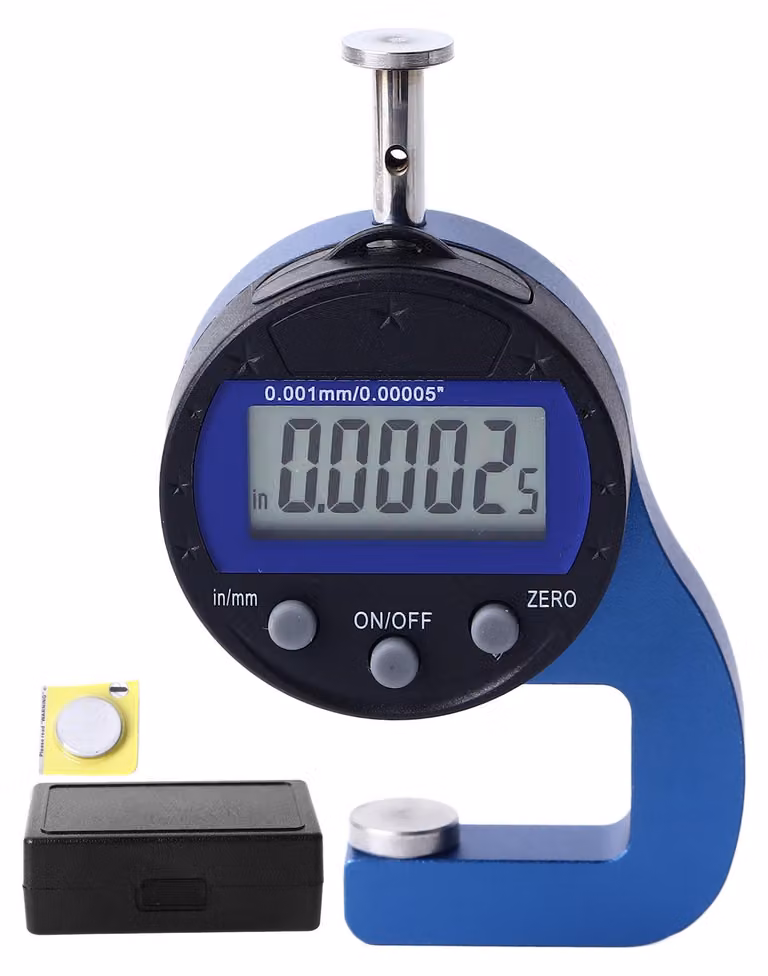 Misuratore digitale dello spessore, calibro elettronico, risoluzione 0,001 mm per misurazioni