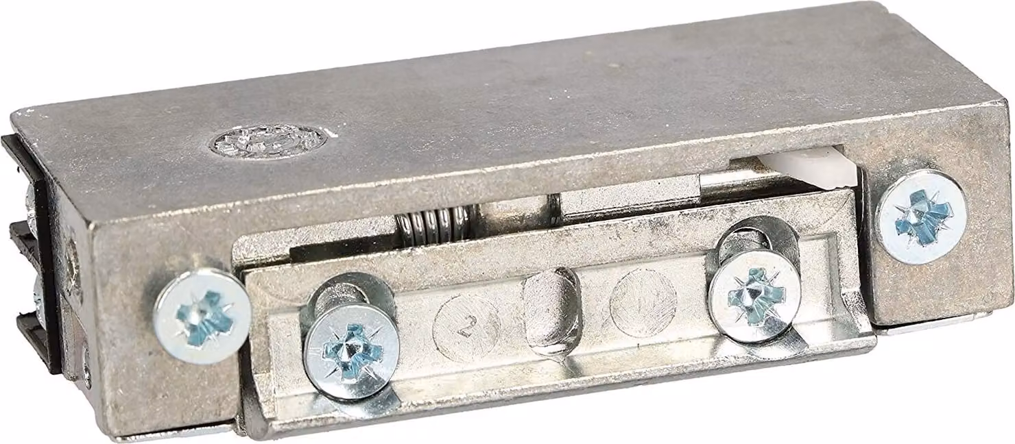 KOTARBAU® Serratura elettrica per porte R5 12 V con sblocco diurno serratura elettromagnetica in corrente continua serratura catodica serratura elettrica per porte cancelli cancelli cancelli