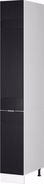 Armadio da farmacia Fame-Line Nero rigato/Bianco 30 cm Vicco