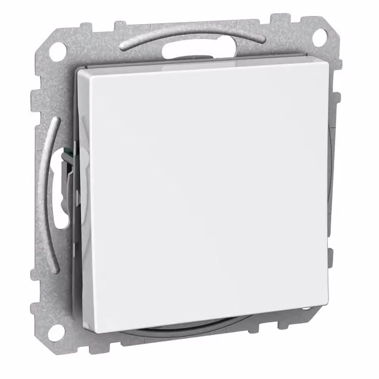 Elso Commutatore a croce 16 A con morsetto a innesto e pulsante a bilanciere Exxact bianco WDE002131