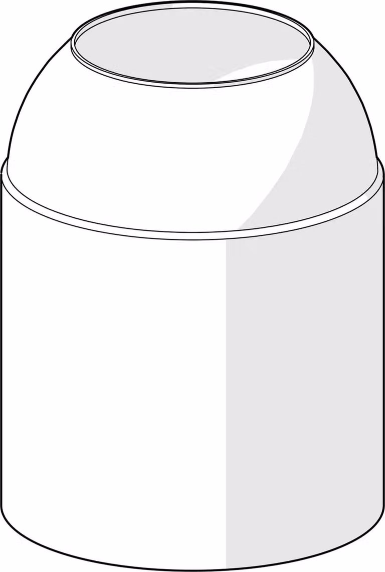 Hansa Cappuccio di copertura per miscelatore monocomando Mix cromato, 1 pz.