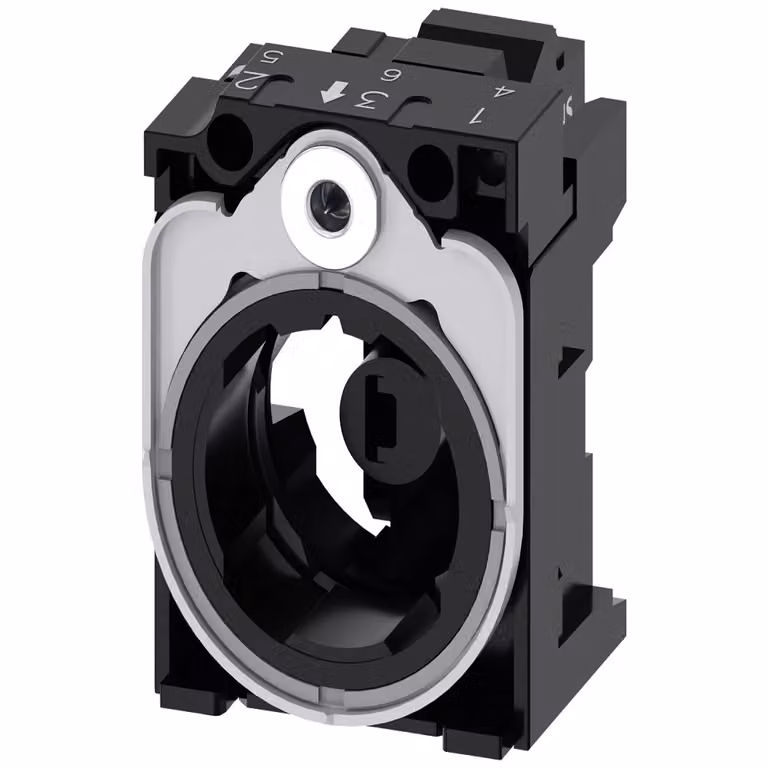 Supporto Siemens per 3 moduli, plastica/metallo, modulo LED, rosso, AC/DC 24 V 3SU15511AB203AA0