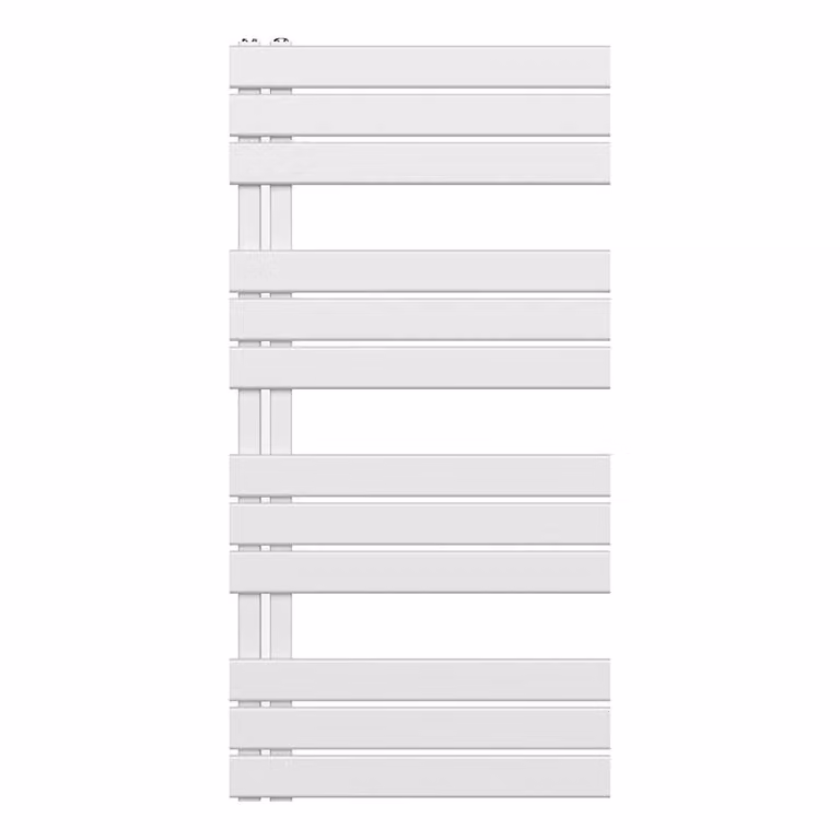 Radiatore per asciugamani/raffreddatore per bagno collegamento a pannello lato sinistro bianco 1200x600 681W