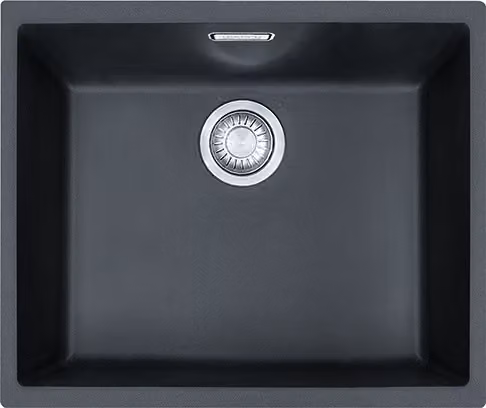 Franke Sirius - Lavello in tectonite SID 110-50, 525x440 mm, nero 125.0363.789