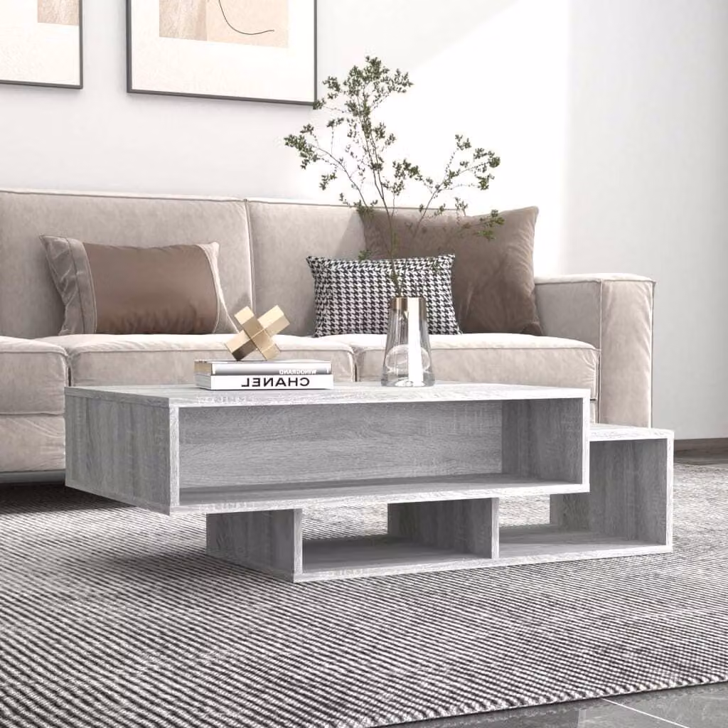 Maison Exclusive - Tavolino da salotto grigio Sonoma 105x55x32 cm Materiale ligneo