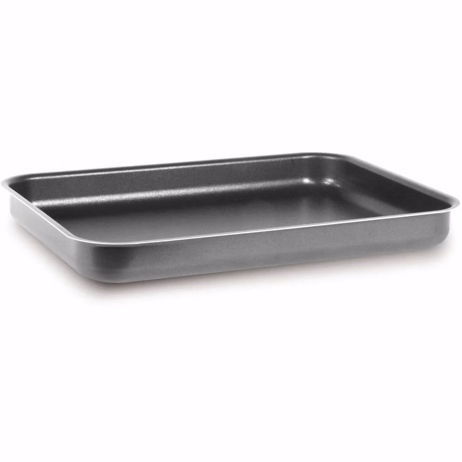 Rostiera per pizza antiaderente GUSTO CASA Linea Ambra in alluminio grigio L: 42 cm, P: 30 cm