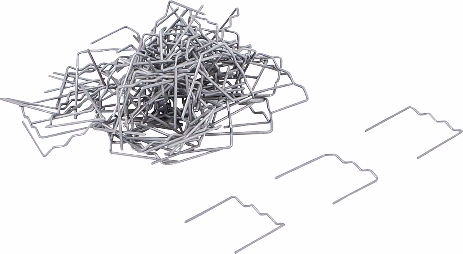 BGS 73350 | set di graffe per riparazioni | piatte | 0,6 mm | 100 pz.