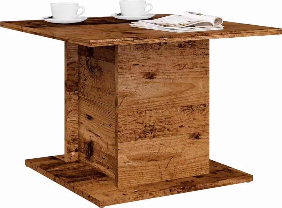 Maison Exclusive - Tavolino effetto legno antico 55,5x55,5x40 cm Materiale ligneo