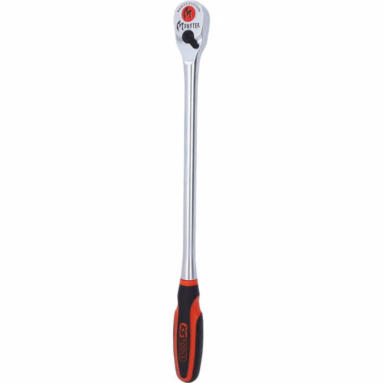 KS TOOLS Cricchetto reversibile Monster da 1/2", lungo, 100 denti - 935.1295