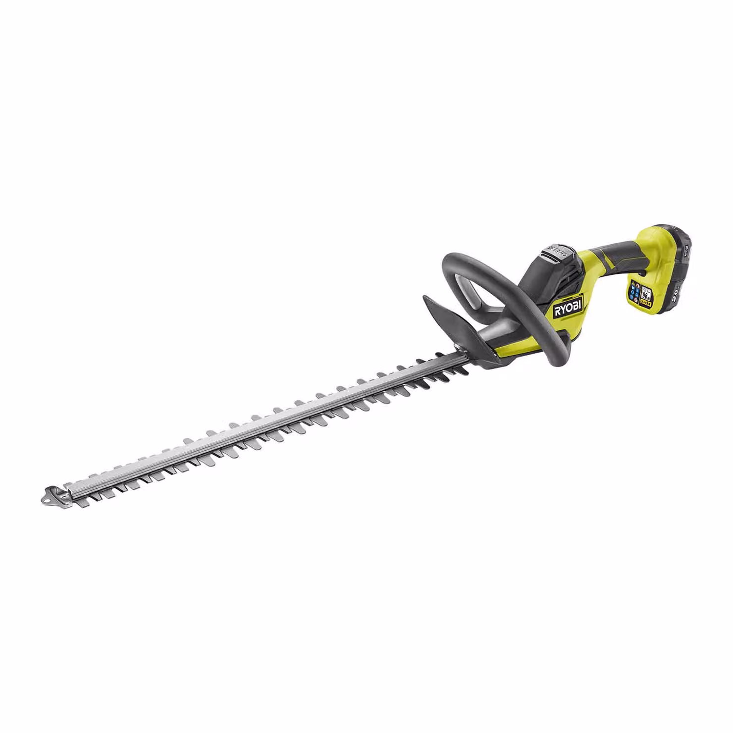 RYOBI RY18HT55A-120 tagliasiepi a batteria, cesoie da giardino, tagliasiepi con spazzatrice, 18V, 2Ah