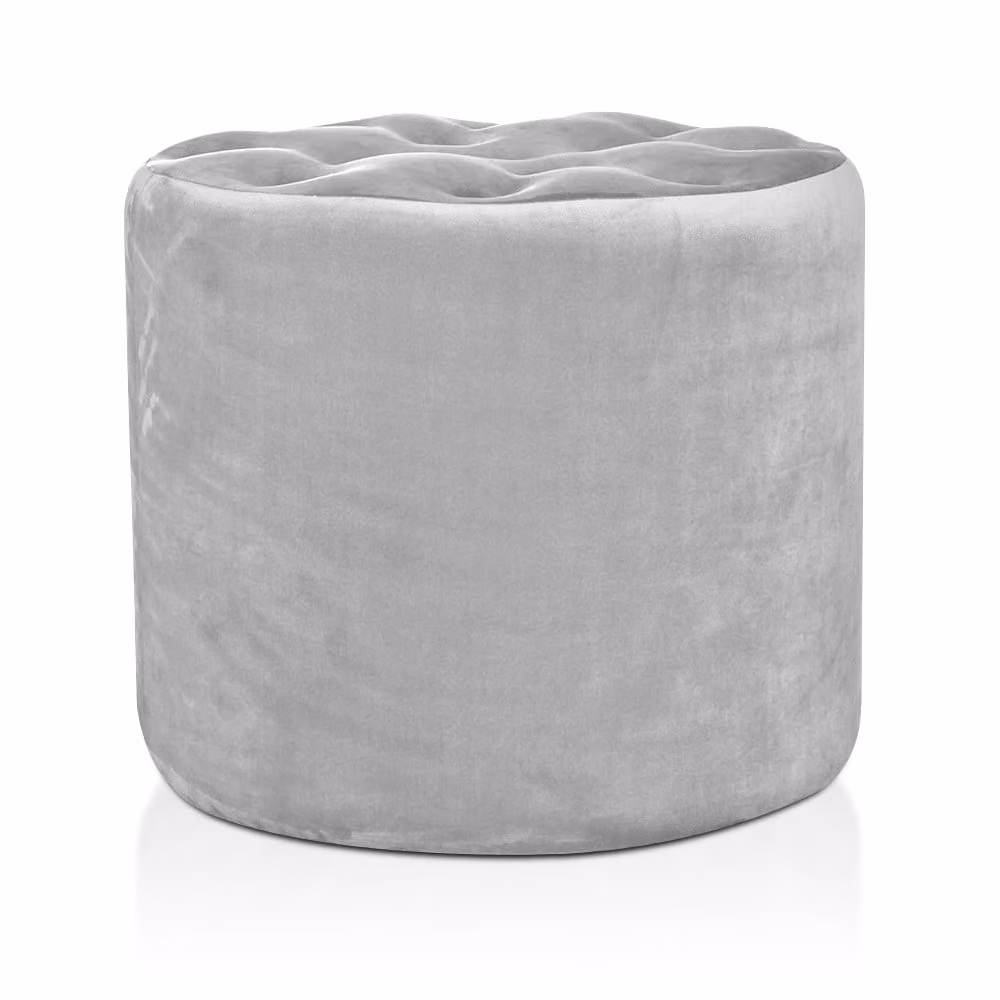 Pouf Diamante 80 cm Grigio