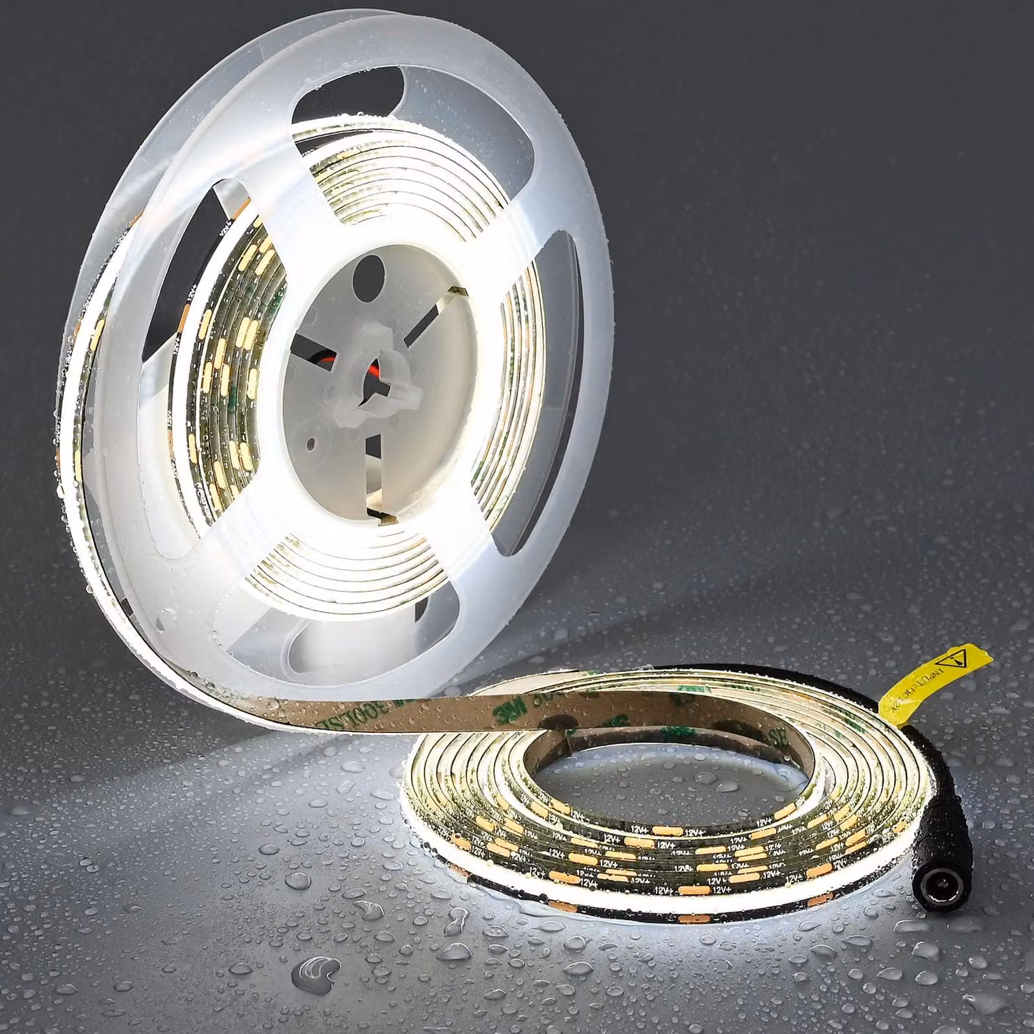 Striscia LED COB, 5 metri, 480 LED/metro, 4000 lumen, luce bianca simile alla luce diurna, grado di protezione IP65