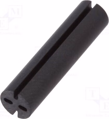 10 distanziatori, diametro esterno: 5,1 mm, diametro LED: 5 mm, lunghezza: 21 mm, LED nero, codice prodotto: 8GE04V80573, distanziatore