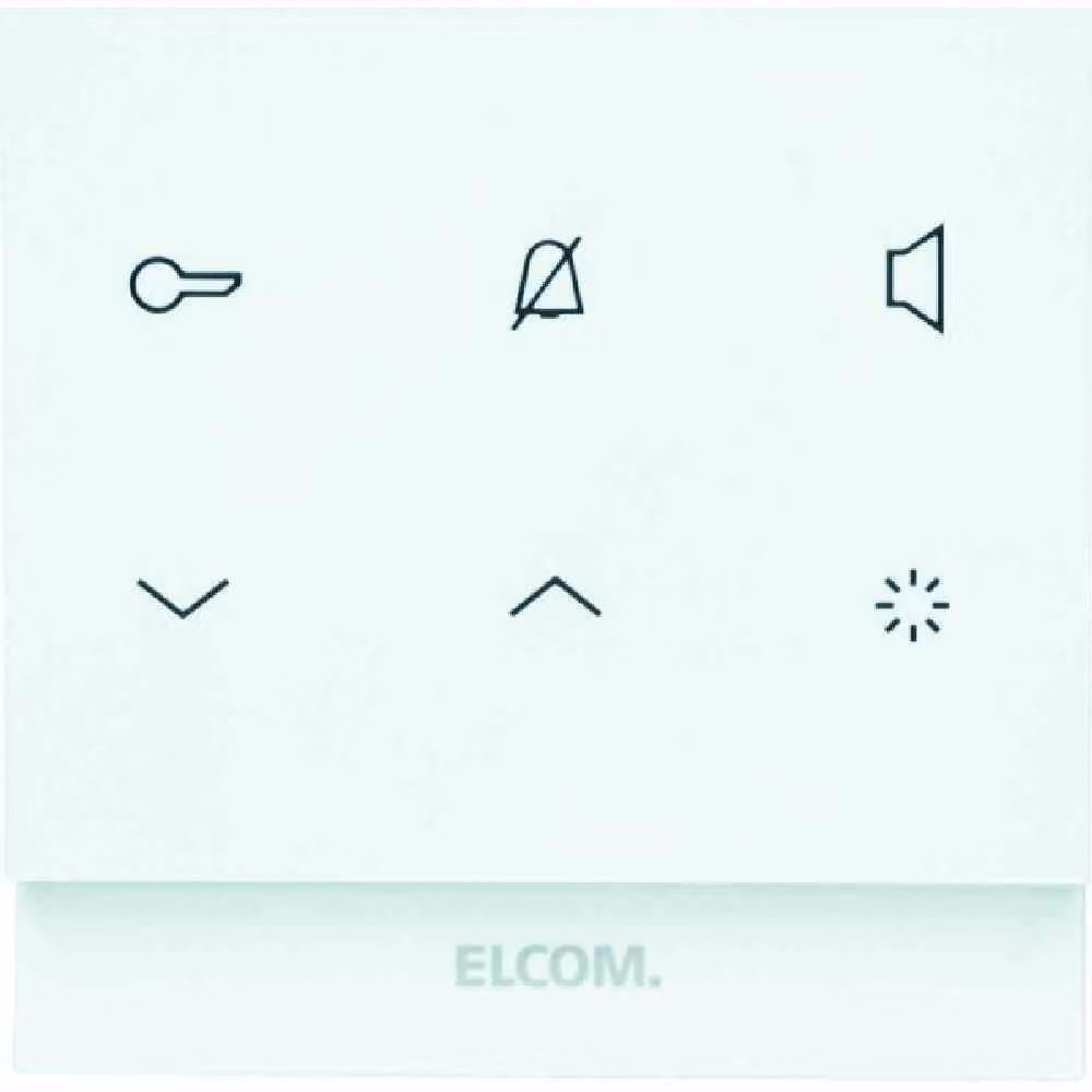 ELCOM Audio interno quadrato 2D REK221Y vetro polarizzato TOUCH