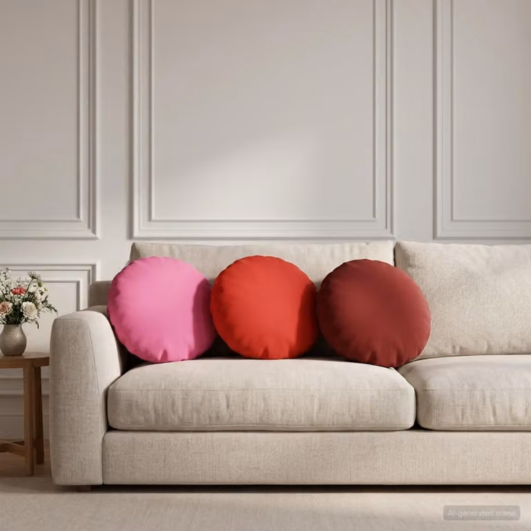 vidaXL Cuscino con cuscino HEERLEN 2 pz Rosa Poliestere