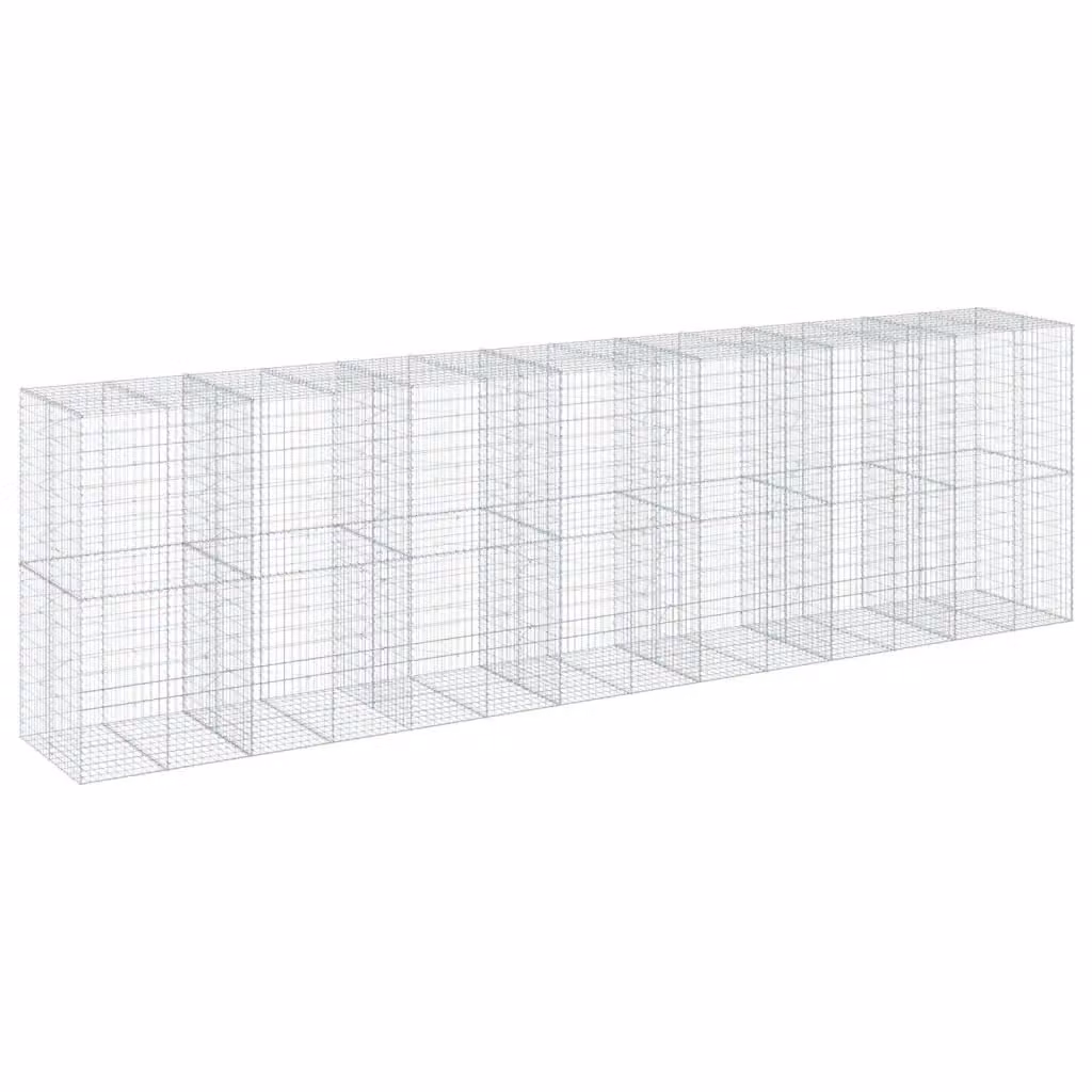 Cesto Gabbione Videx in Acciaio Zincato Colore Argento L/P/H: 700 x 100 x 200 cm – 2