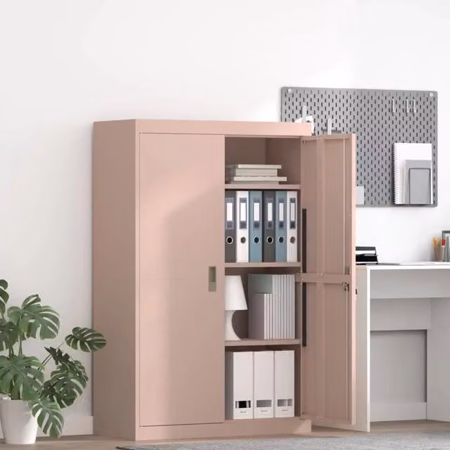 Armadio Rosa 90 x 40 x 140 cm Acciaio 3406161