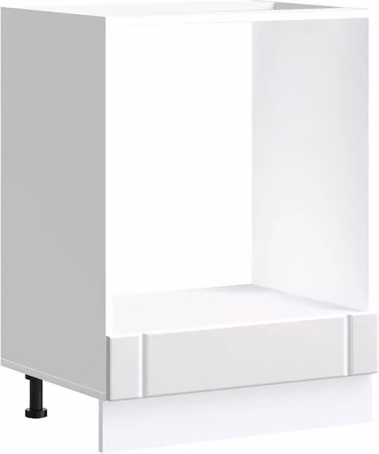 Mobile forno da cucina Lucca dal design classico 60 x 46 x 81,5 cm con ampio spazio contenitivo realizzato in legno composito bianco 02_0050112