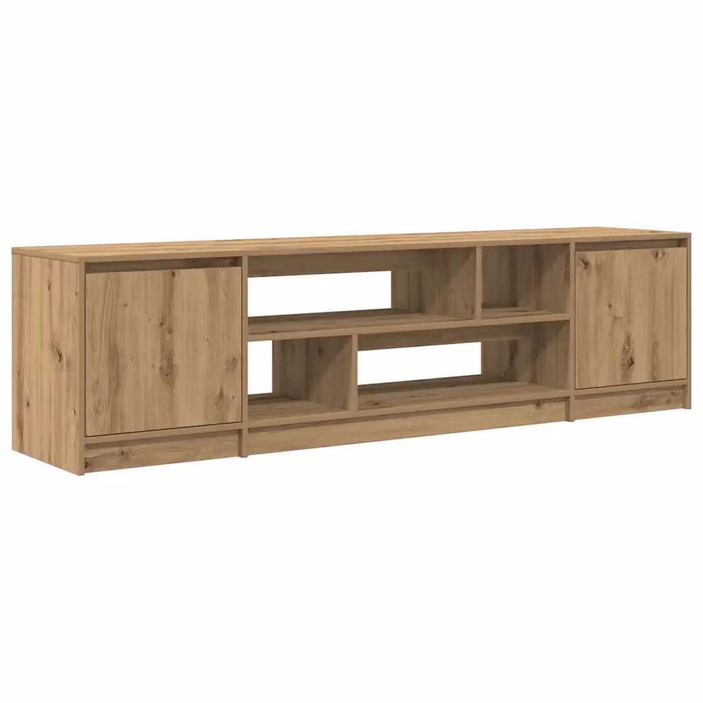 Mobile Porta TV Moderno vidaXL in Legno MDF Marrone L: 188,5 cm, P: 41 cm, H: 50 cm – 2