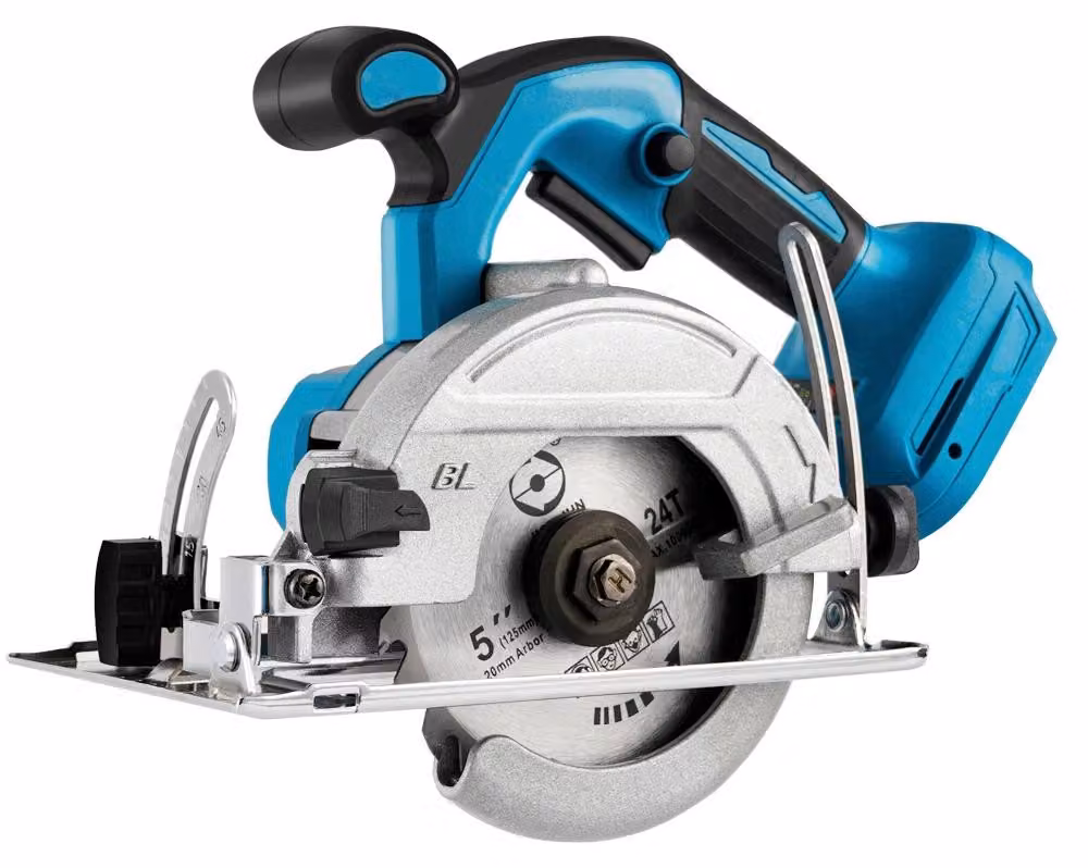 Sega circolare portatile elettrica - Sega circolare a batteria - Sistema 18V - Lama da 125 mm - Motore brushless - Inclinazione da 0 a 45° - Profondità di taglio di 45 mm - Senza batteria
