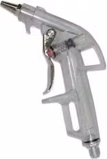 Pistola di soffiaggio per compressore con canna corta ASTUROMEC 50071 argento