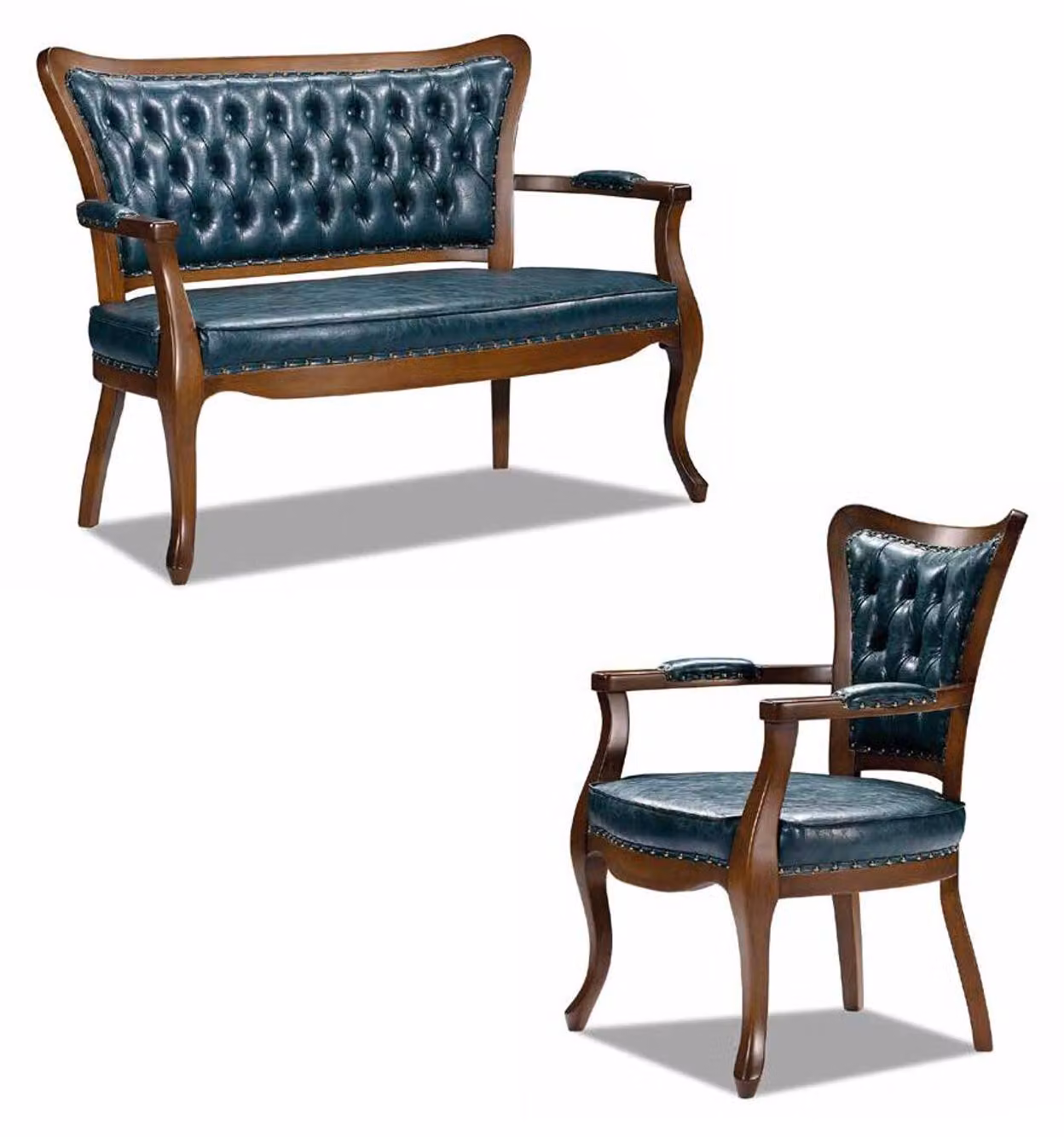Sofagarnitur 2+1 Sitzer Set Design Sofa Polster Wohnzimmer Modern Luxus 2tlg