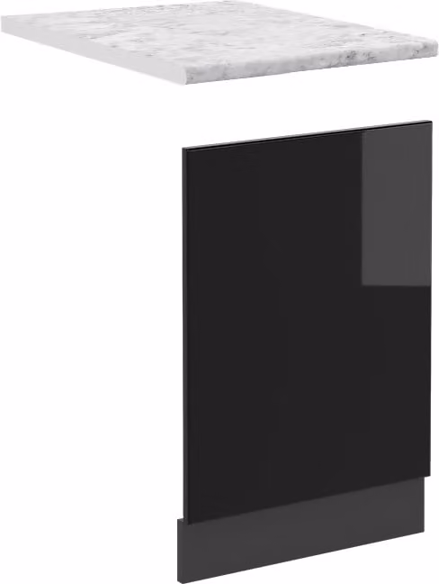 Pannello frontale Vicco R-Line Nero lucido 45 cm , PL Marmo, Model 46840