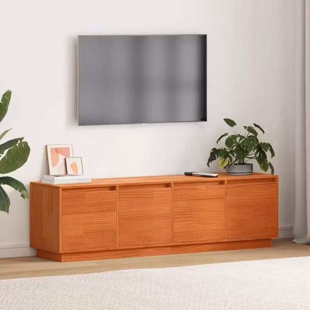 Mobile TV-Credenza per TV-Console TV Marrone 156 x 37 x 45 cm Legno multistrato