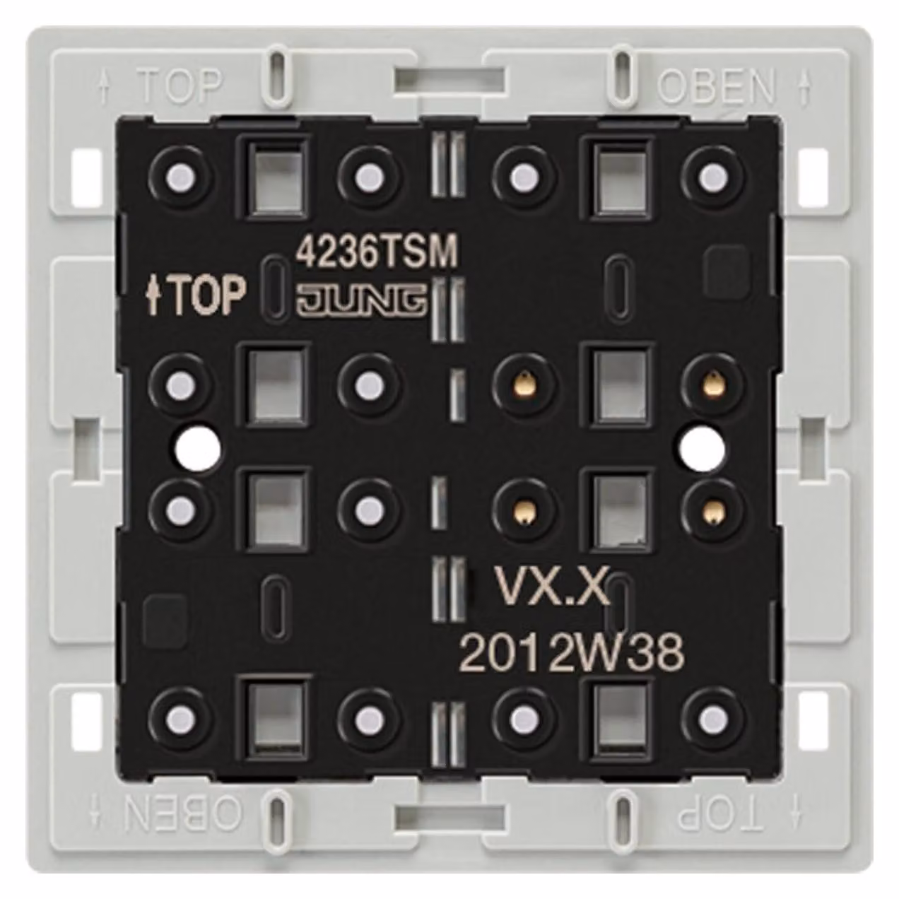 Modulo pulsanti Jung a 3 ingressi 24V AC/DC 20mA 4236 TSM