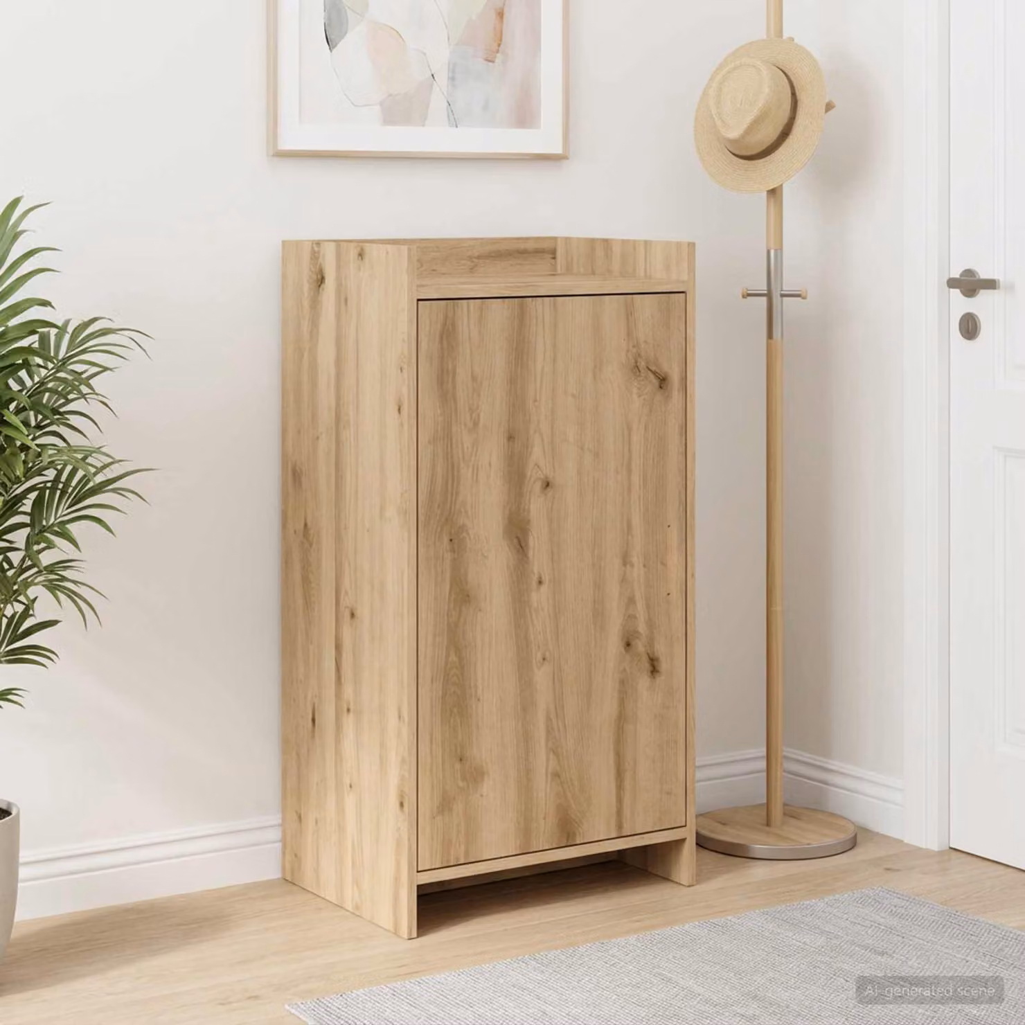 Mobile porta scarpe moderno vidaXL in legno marrone L 48 cm x P 36 cm x H 92 cm