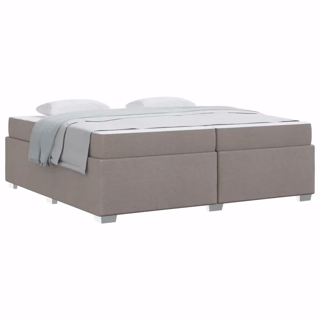 Struttura letto moderno Talpa vidaXL in tessuto beige o grigio L/P: 200 x 200 cm – 2
