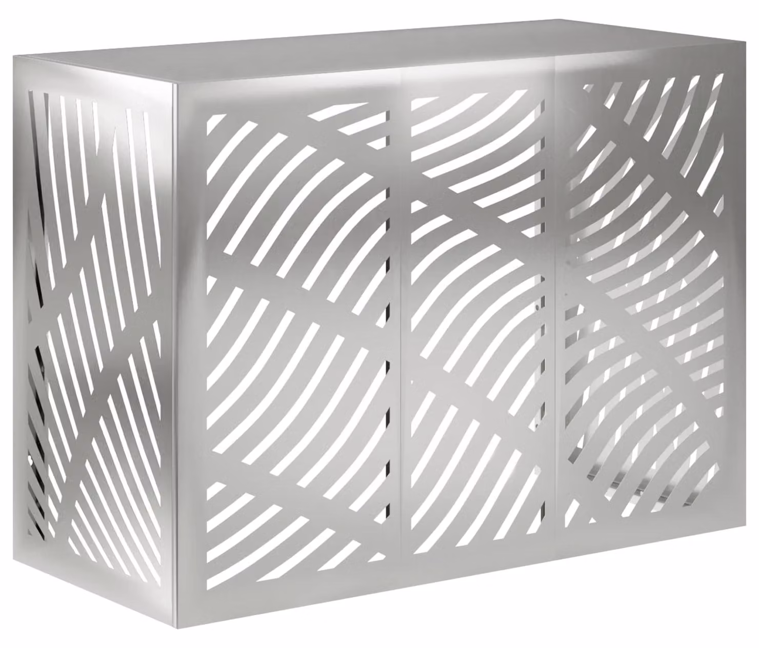 Copertura per climatizzatore Silver 110 x 50 x 80 cm Acciaio zincato
