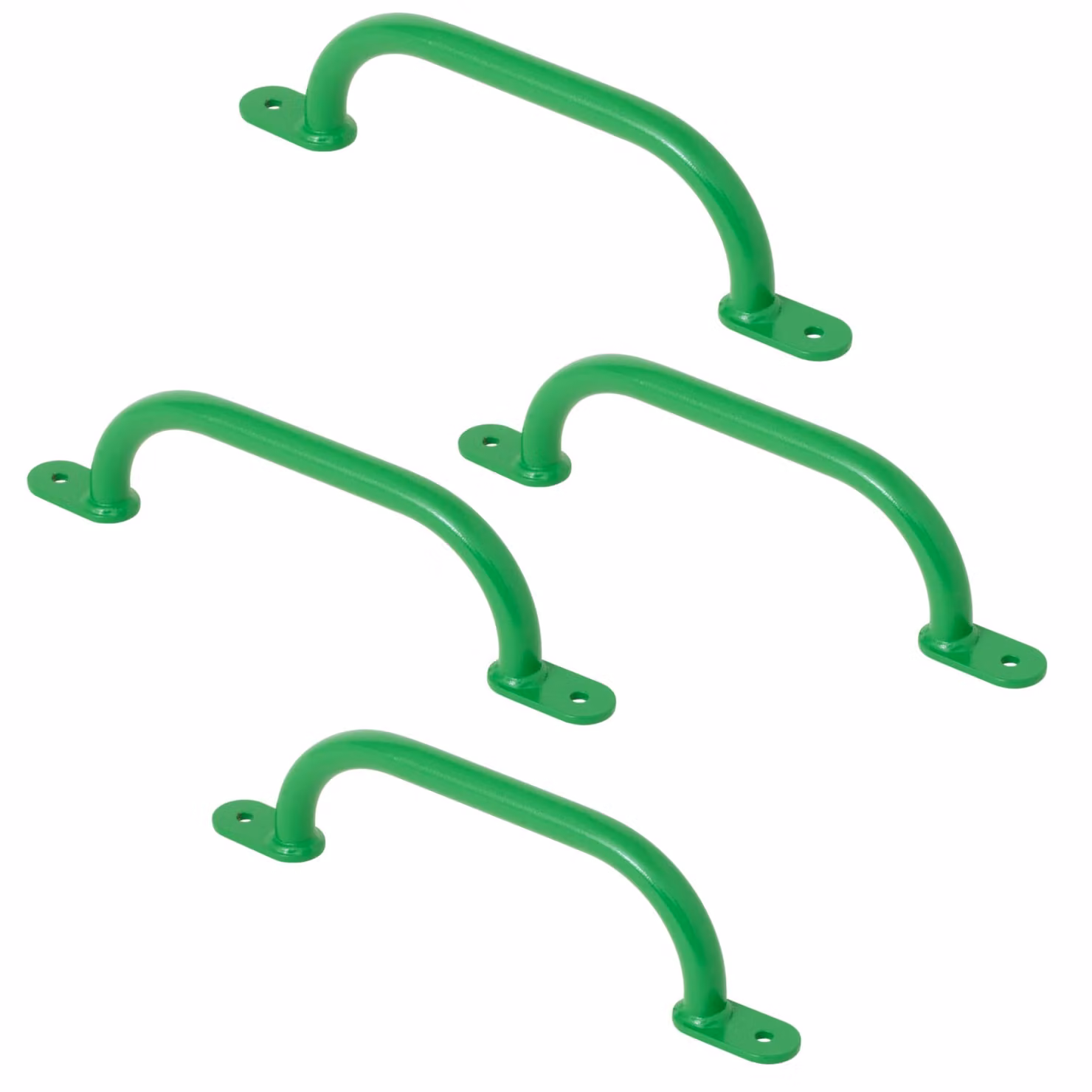 TRIBECCO prese per arrampicata per parchi giochi, strutture per arrampicata, letti alti e pareti da arrampicata indoor (350 mm verde lime, 4 pezzi)