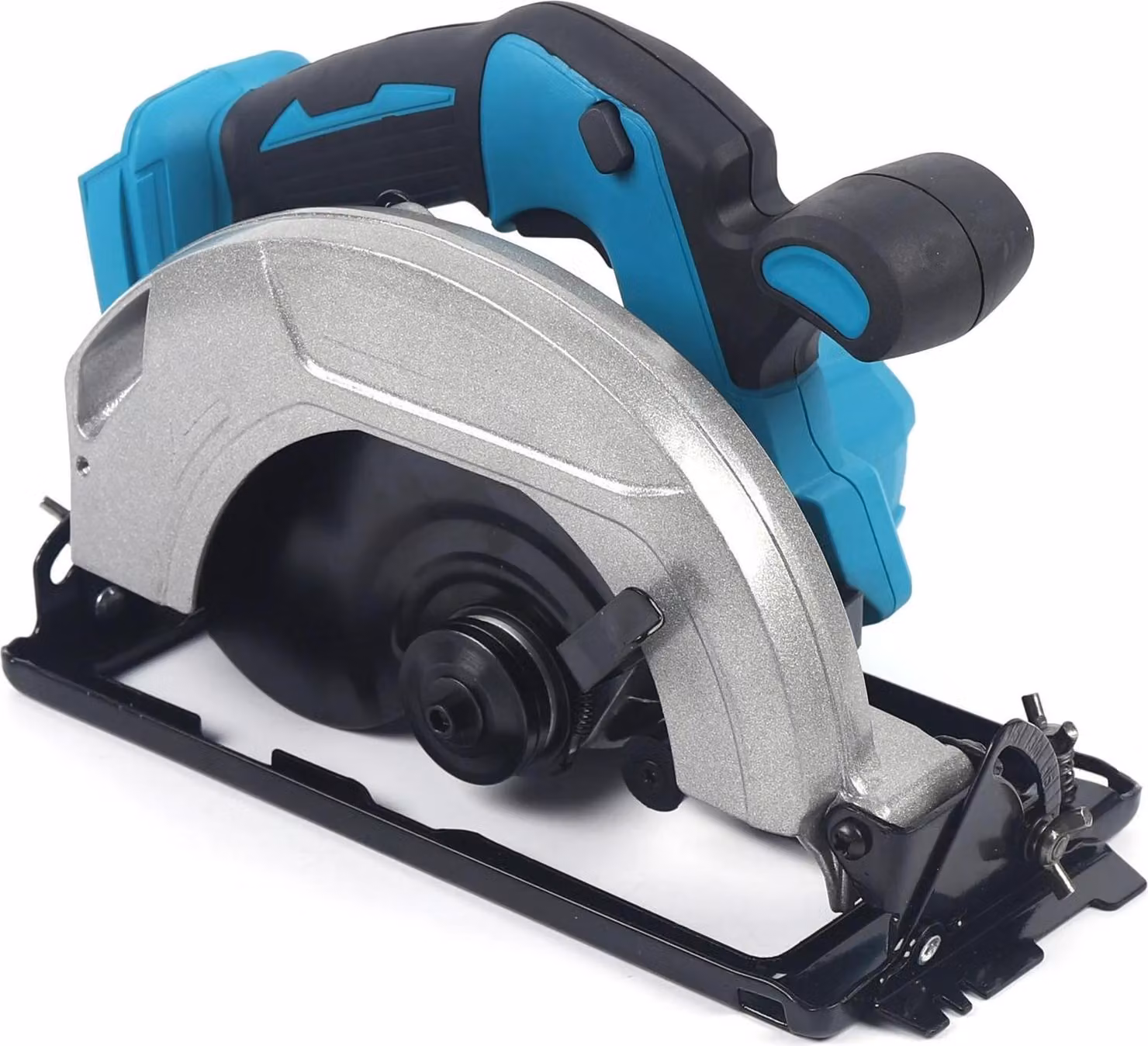 Sega circolare portatile brushless a batteria, 178 mm, 1380 W, 4500 giri/min, per batteria da 18 V, blu