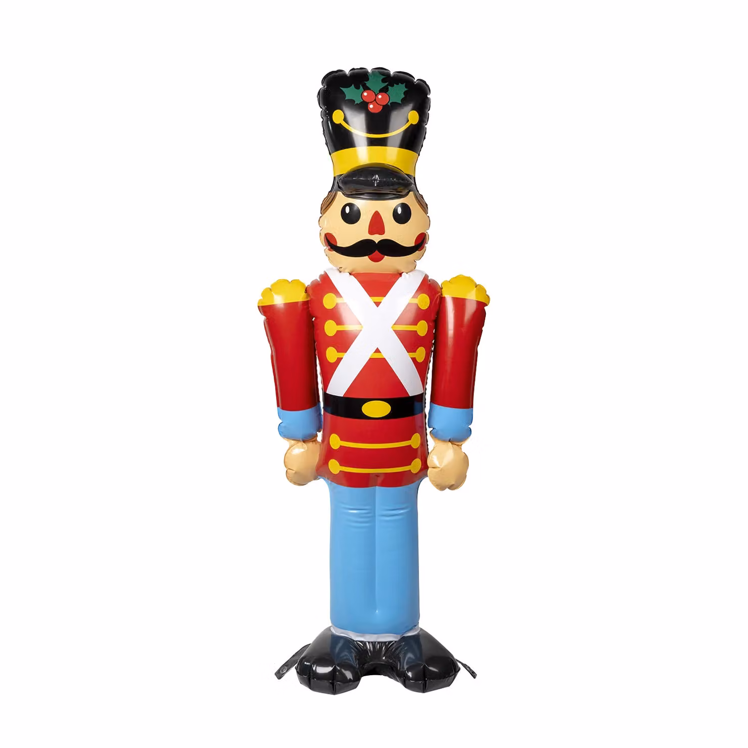 Schiaccianoci Gonfiabile Natalizio Vestiamo Casa Gran Natale Multicolore Altezza: 108 cm – 1