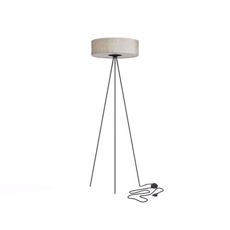 Nowodvorski CADILAC Lampada da terra LED 8190 acciaio, nero