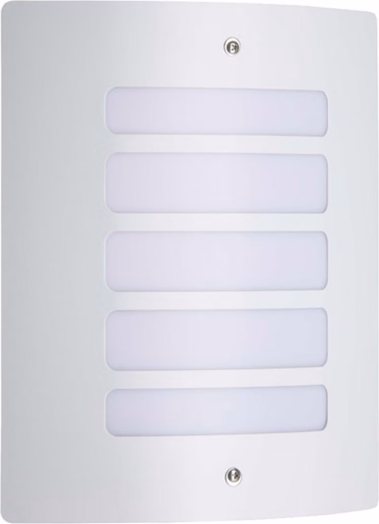 Brillante Todd altezza 29 cm bianco a 1 luce semicircolare