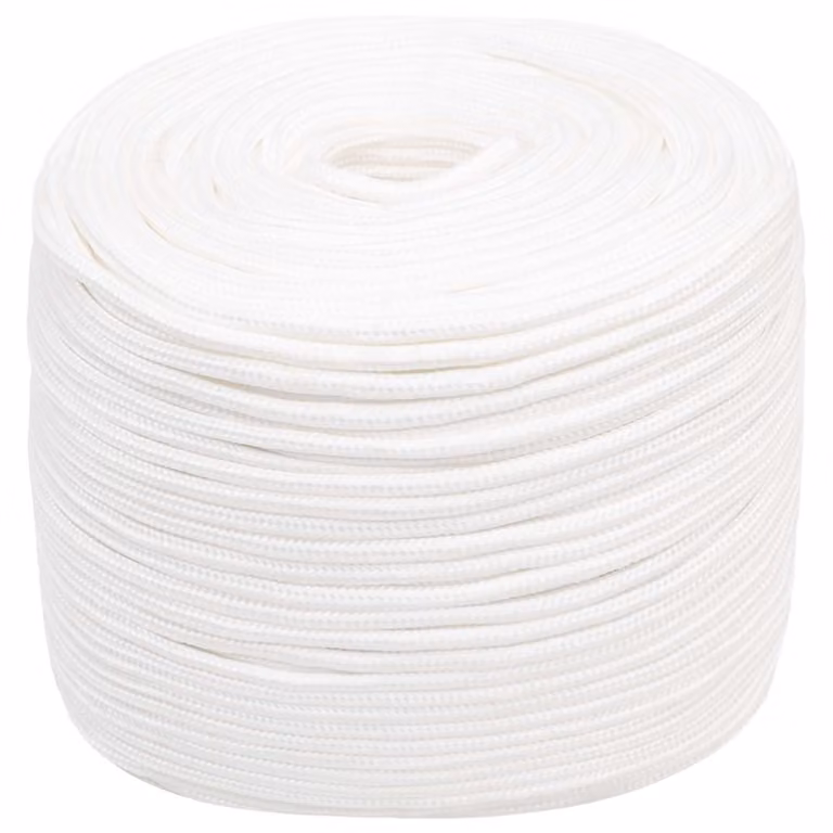 Corda multiuso vidaXL in plastica bianca, diametro 10 mm, lunghezza 50 m